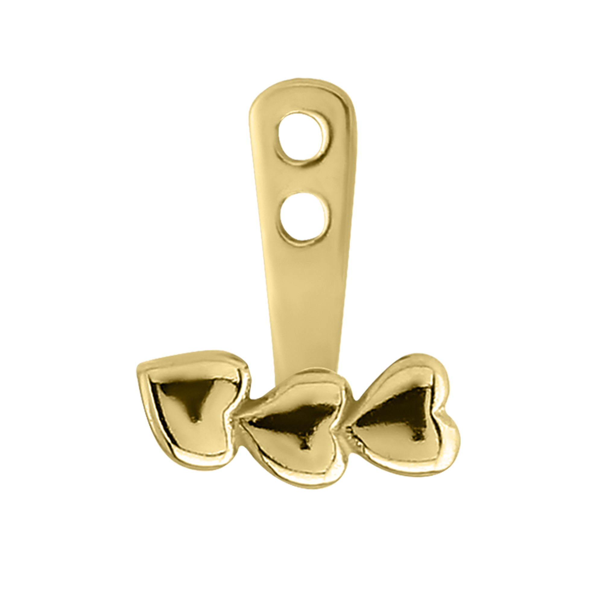 Hearts Tragus Ear Jacket Cartilage Labret Right Left 316L Surgical Steel