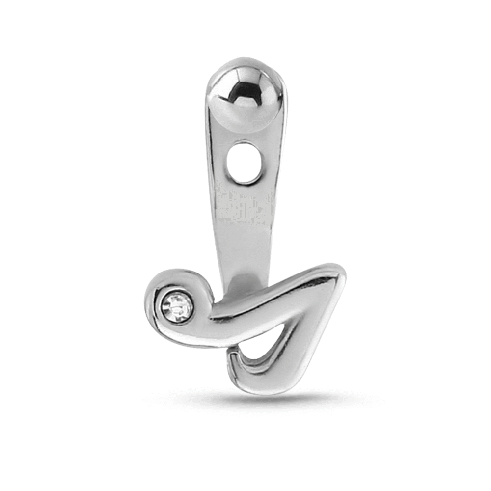 Music Note Tragus Ear Jacket Cartilage Labret Right Left 316L Surgical Steel